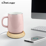 Wholesale ABS Tea Coffee Mug Smart Cup Warmer Heater for Home Office coffee warmer
