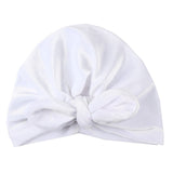 Cute Cotton Blend Baby Turban Hat Newborn Beanie Caps Kids Girls Headwear Infant Toddler Shower Hat Birthday Gift Photo Props