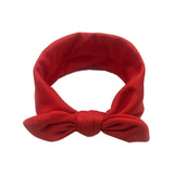 New Baby Boys Solid Bowknot Hairband Cute Soft Head Elastic Headband Bebe Girl Princess Cute Headband Headwear Hair Accessories