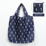 Reusable Eco-Friendly Grocery Foldable Shopping Bags Small Size Premium Quality Slight Duty Folding Tote Bag With Handle