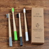 New 5-Pack DuPont bristles toothbrush eco friendly bamboo toothbrush Oral Care tooth brush ecologico biodegradable toothbrush