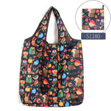 Reusable Eco-Friendly Grocery Foldable Shopping Bags Small Size Premium Quality Slight Duty Folding Tote Bag With Handle