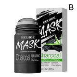 Cleansing Green Stick Green Tea Mask Purifying Clay Stick Mask Oil Control Anti-acne Eggplant Whitening